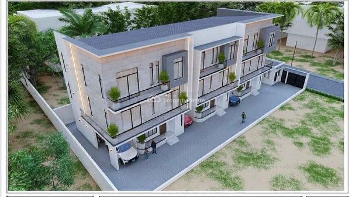 Newly Built 4 Bedroom Terrace Duplex with Bq in a Secured Estate, Phase 1, Magodo, Lagos, Terraced Duplex for Sale