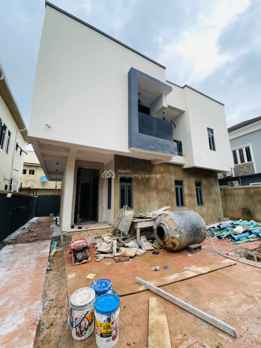 Elegant Newly Built 4 Bedroom Fully Duplex Plus Bq in a Secured Estate, Gra Phase 1, Magodo, Lagos, Detached Duplex for Sale