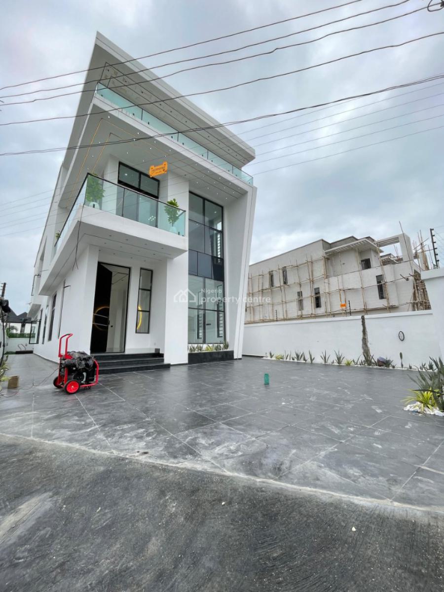 Luxury 5 Bedroom Fully Detached Duplex with Bq & Pool, Chevron Toll Gate, Lekki, Lagos, Detached Duplex for Sale