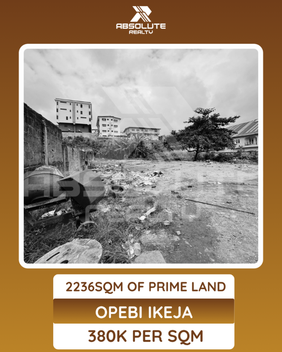 a Buy and Build Land in a Secured Environment, Opebi, Opebi, Ikeja, Lagos, Mixed-use Land for Sale