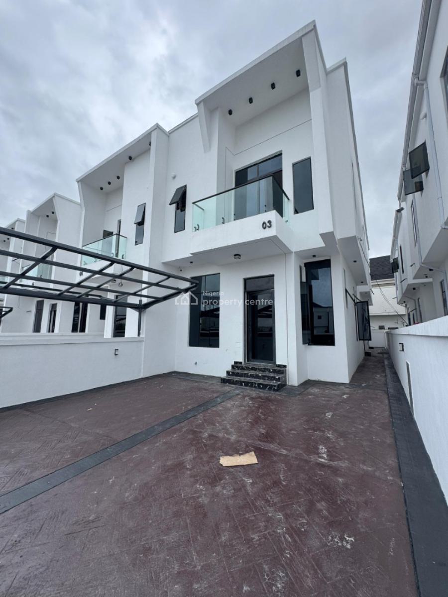 Newly Built 4 Bedroom Semi Detached Duplex Within a Gated Estate, Chevron Toll Gate,orchid Road, Lekki, Lagos, Semi-detached Duplex for Sale