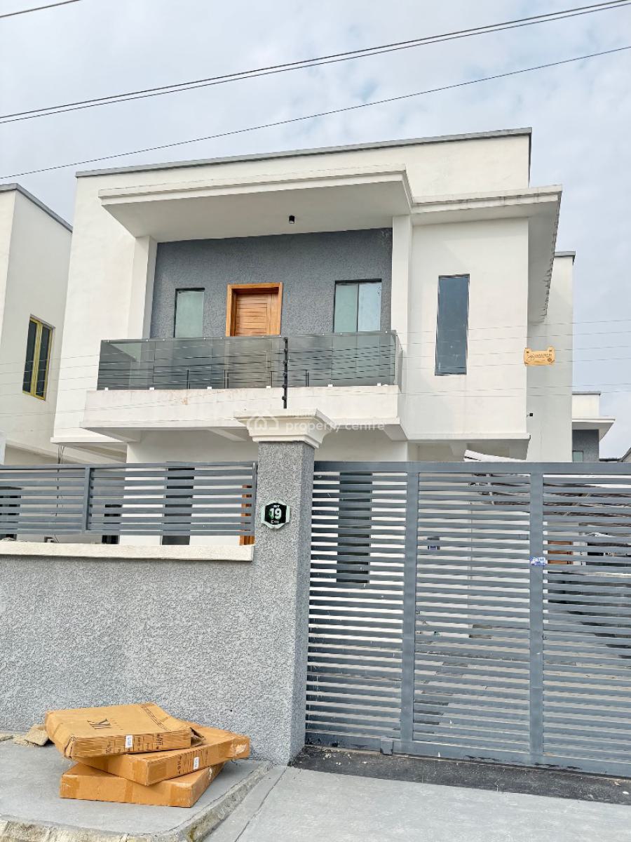 Beautiful 4 Bedroom Detached Duplex with Bq, Vgc Extension, Lekki, Lagos, Detached Duplex for Sale