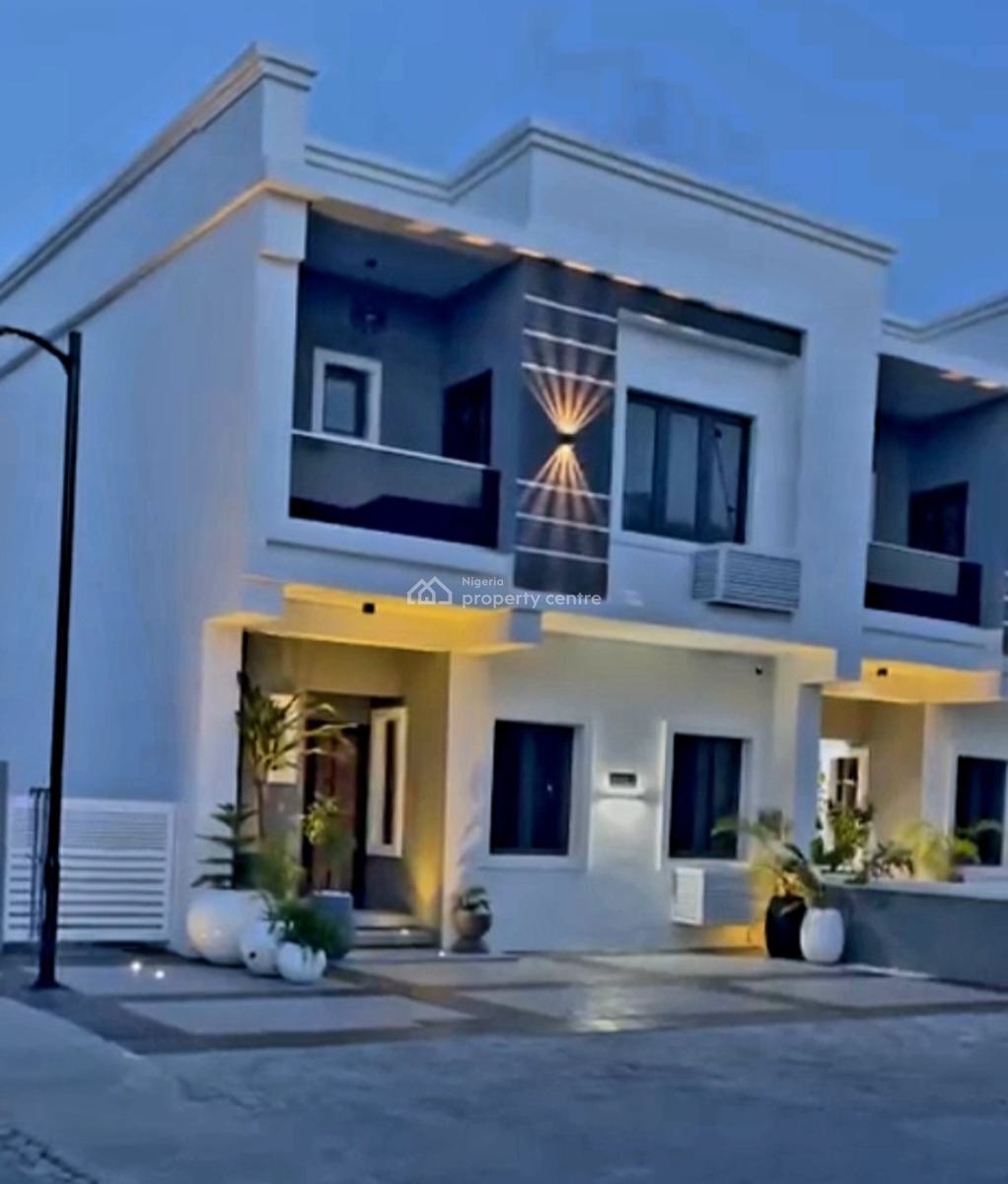 a Wonderfully Finished and Luxuriously Fully Furnished 4 Bedroom Terrace Duplex, Penek Estate By Abraham Adesanya Estate, Ajiwe, Ajah, Lagos, Terraced Duplex for Sale