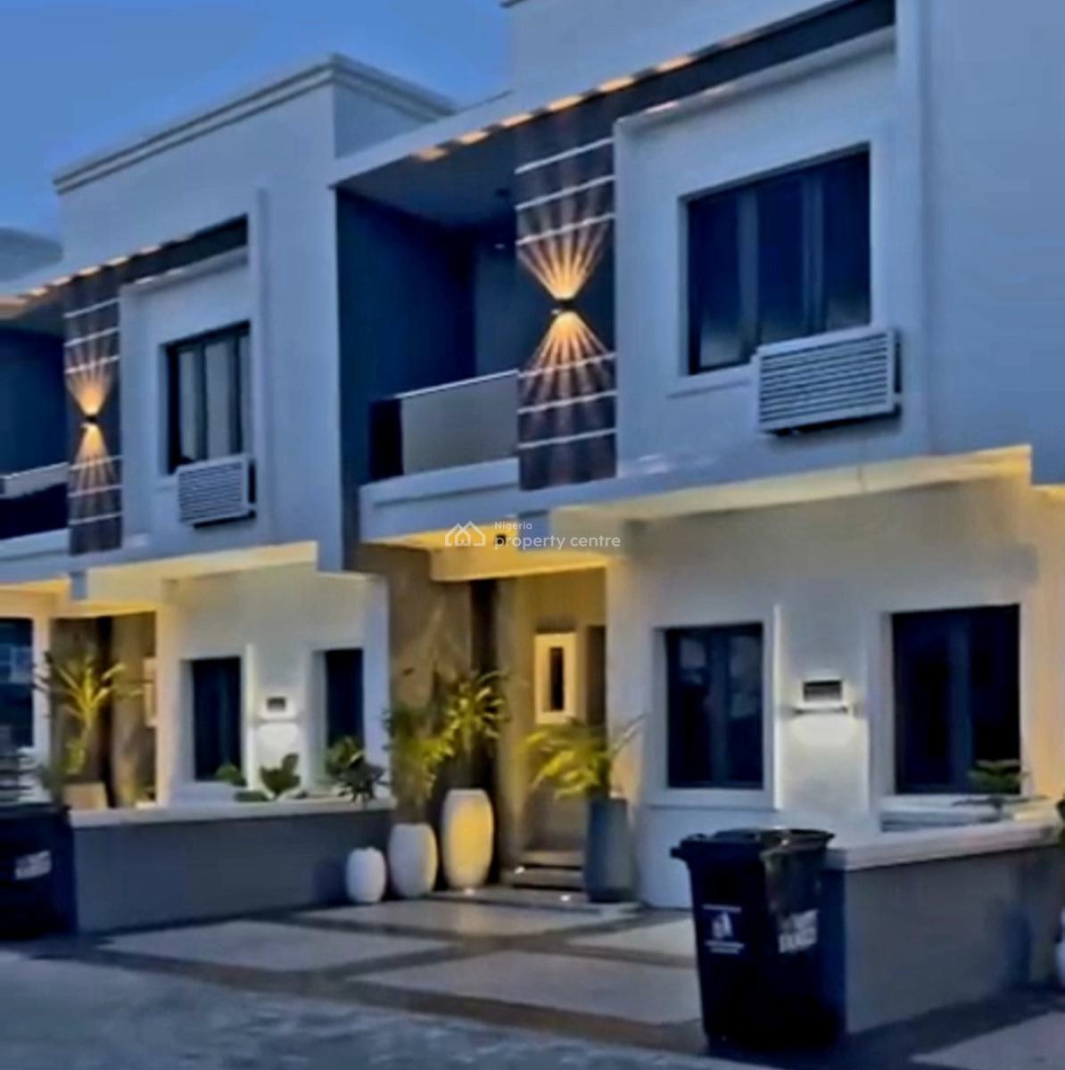 a Wonderfully Finished and Luxuriously Fully Furnished 4 Bedroom Terrace Duplex, Penek Estate By Abraham Adesanya Estate, Ajiwe, Ajah, Lagos, Terraced Duplex for Sale