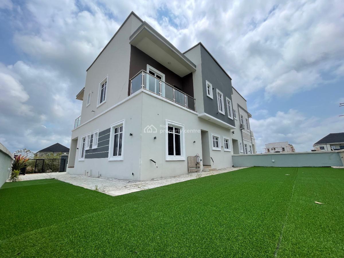4 Bedroom Semi-detached Duplex with Bq, Amen Estate Eleko Road, Ibeju Lekki, Lagos, Semi-detached Duplex for Rent