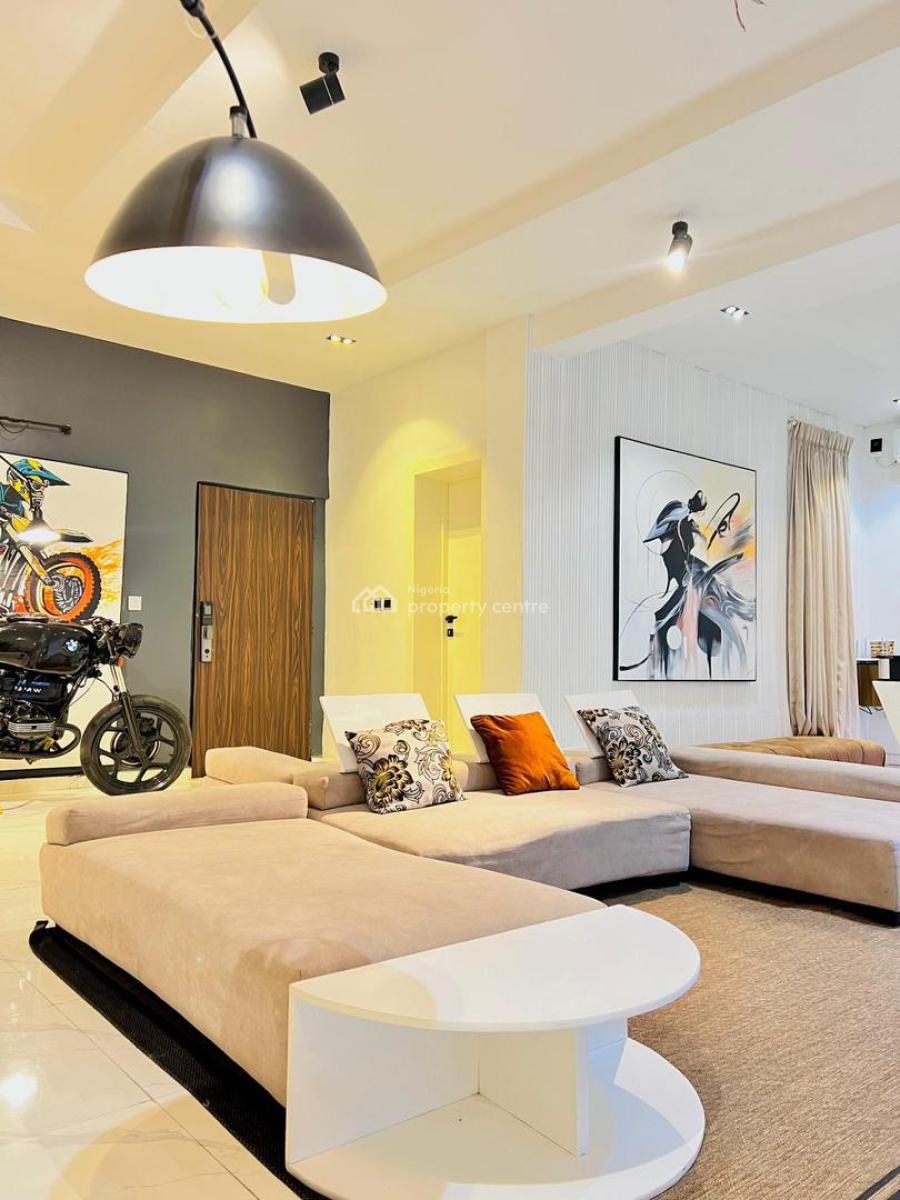 Cute 2 Bedrooms Apartment + Ps5 + Snooker + Board Games + Guitar + Power Bike, Meadow Hall Way, Ikate, Lekki, Lagos, Flat / Apartment Short Let