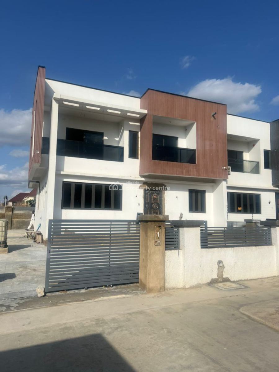 a Conner Piece Pre-finished 4 Bedroom Terrace Duplex with 1bq, River Park Estate, Lugbe District, Abuja, Terraced Duplex for Sale