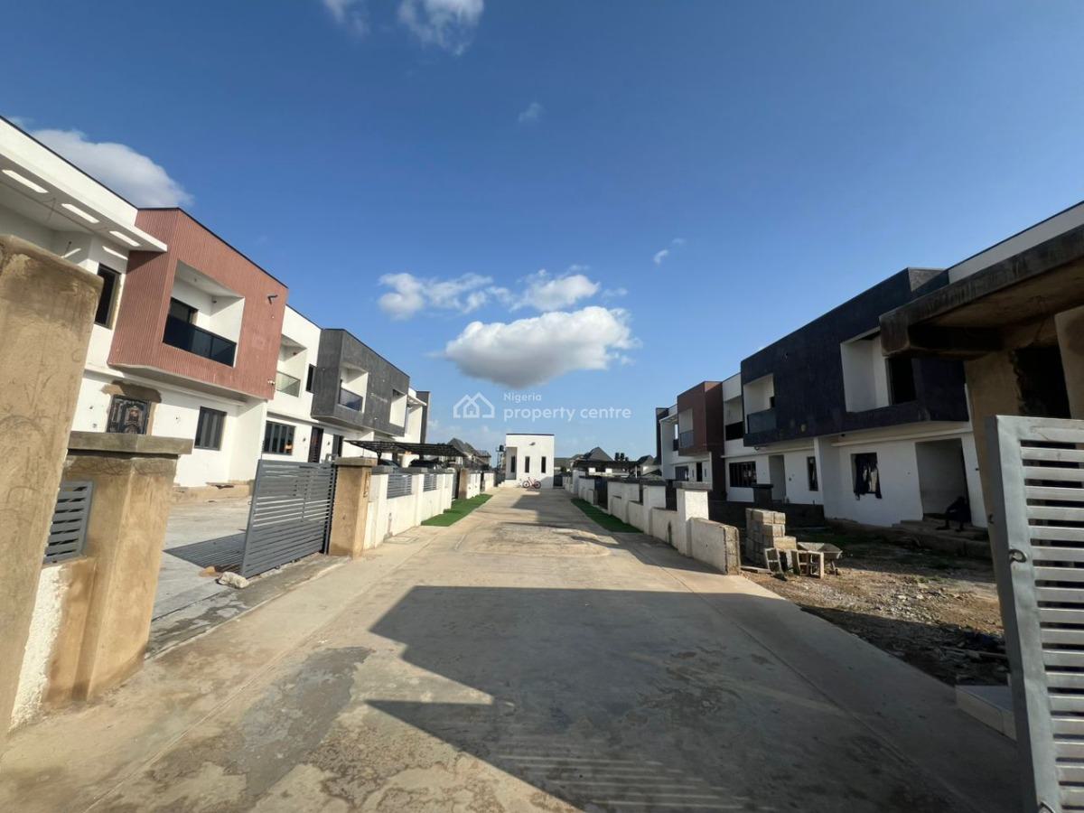 a Conner Piece Pre-finished 4 Bedroom Terrace Duplex with 1bq, River Park Estate, Lugbe District, Abuja, Terraced Duplex for Sale