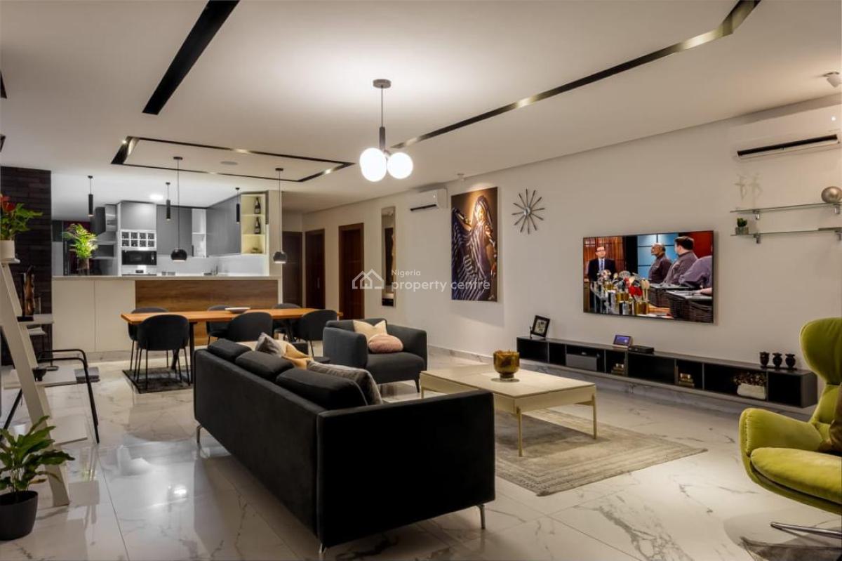 Brand New Fully Automated Spacious 3bedroom with Pool and Ps5, Ikoyi, Lagos, Flat / Apartment Short Let