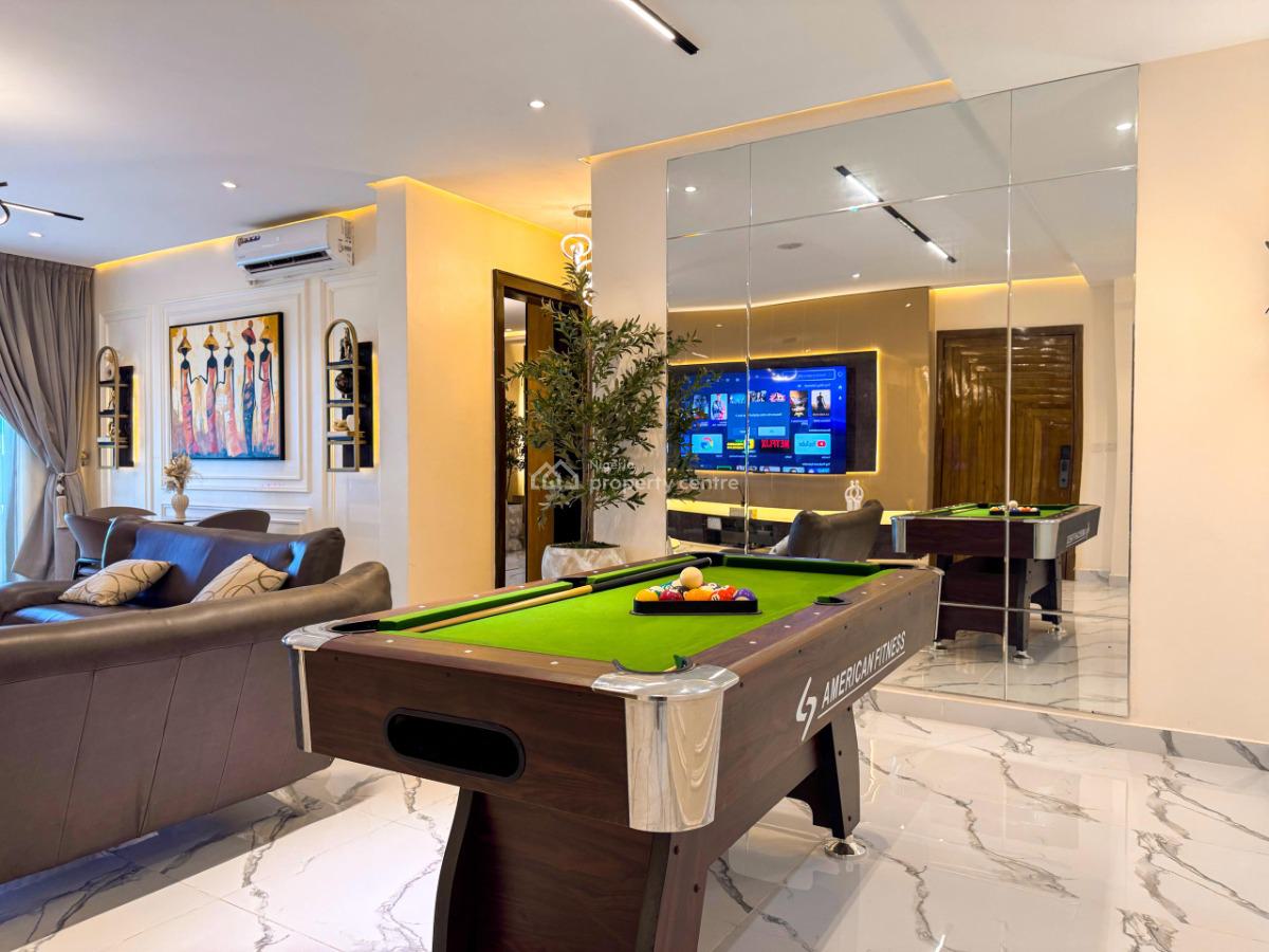 Luxurious Two Bedroom with Snooker, Treadmill, and Electric Cycle., Victoria Island (vi), Lagos, Flat / Apartment Short Let