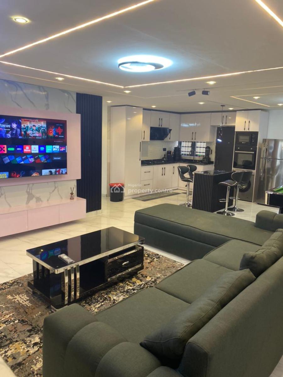 Our Stunning 3 Bed Apartment with Swimming Pool, Gym, Ps5 (fifa 25 & M, Ikeja Gra, Ikeja, Lagos, Flat / Apartment Short Let