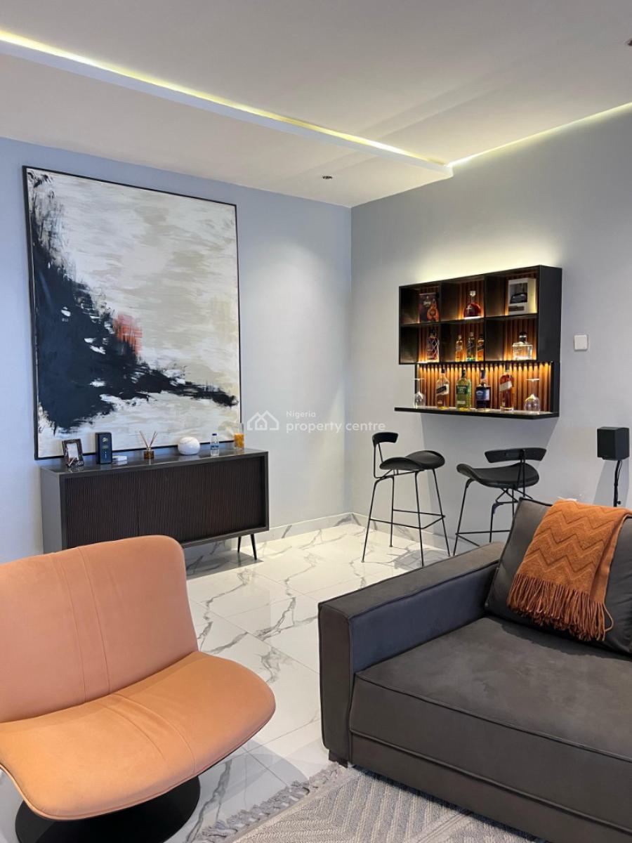 2 Bedroom High Rise Apt in The Heart of Vi with City View &2balconies, Victoria Island (vi), Lagos, Flat / Apartment Short Let