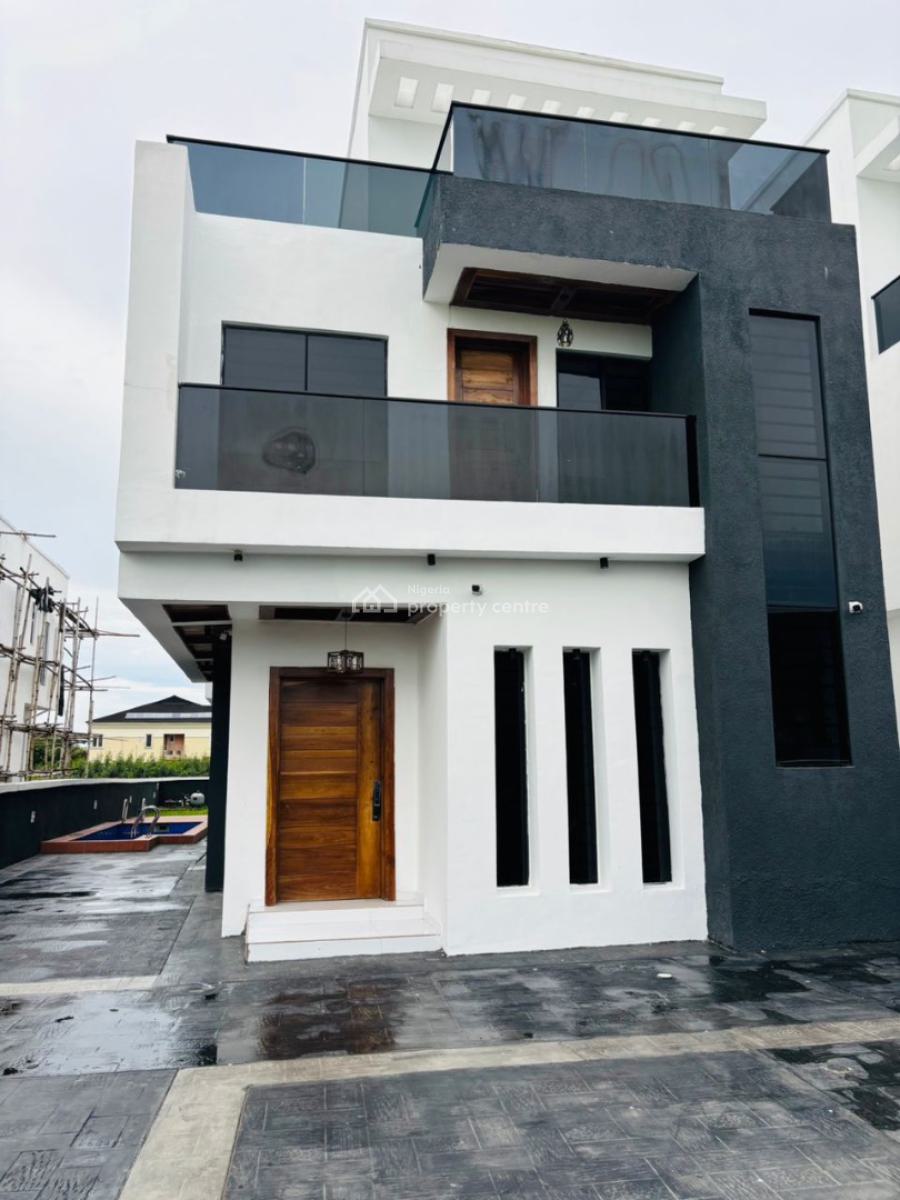 a Lovely 5 Bedroom Fully Detached Duplex with Swimming Pool and Bq, Abraham Adesanya, Lekki, Lagos, Detached Duplex for Sale