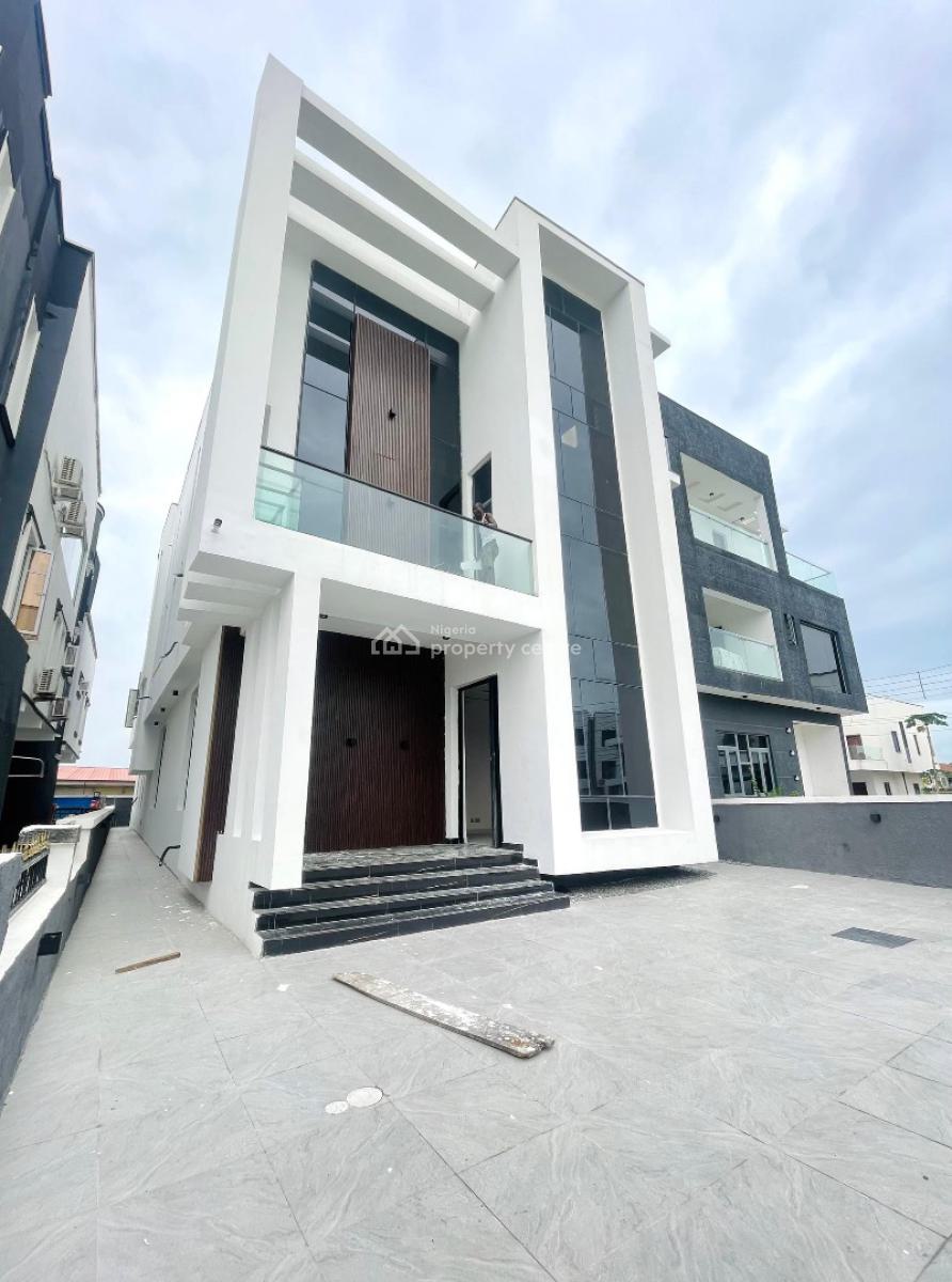 Luxury 5 Bedroom  Fully Detached Duplex with Bq and Pool, Chevron, Lekki, Lagos, Detached Duplex for Sale
