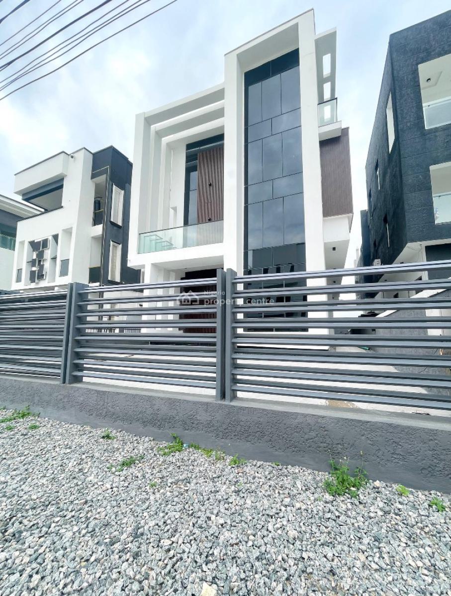 Luxury 5 Bedroom  Fully Detached Duplex with Bq and Pool, Chevron, Lekki, Lagos, Detached Duplex for Sale
