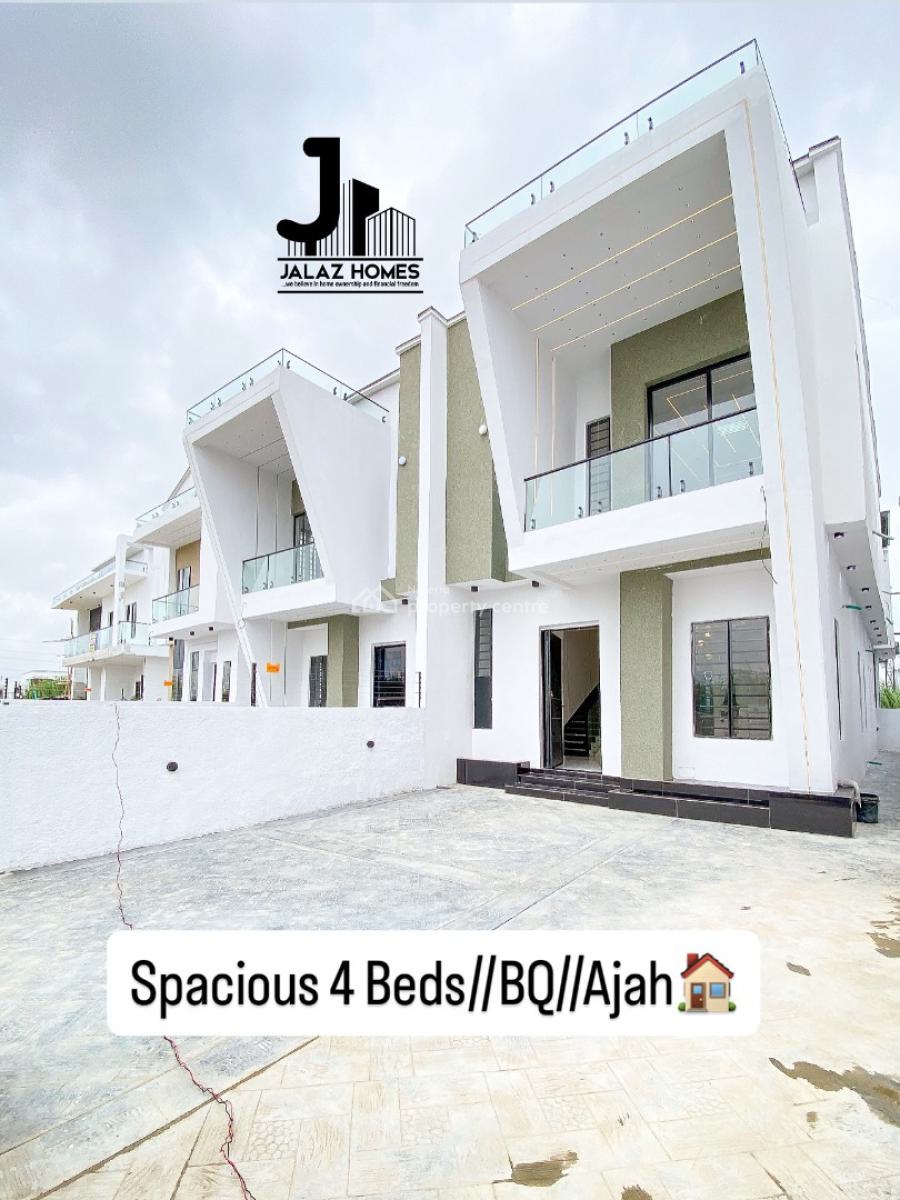 Brand New 4 Bedroom Semi Detached Home with a Bq, Ajah, Lagos, House for Sale