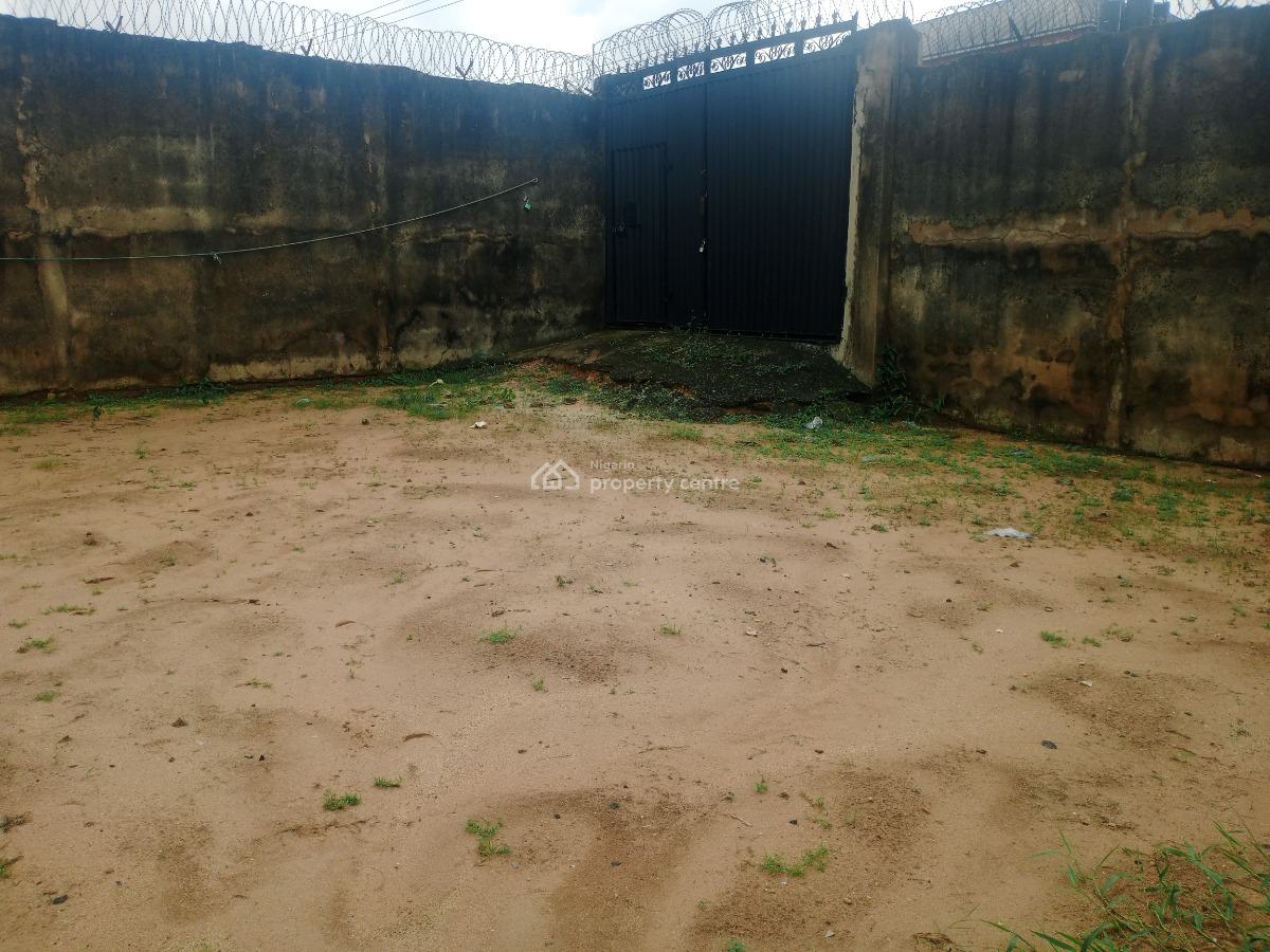 Land Facing The Major Road with a Bungalow, Opobo Junction Ogborhills, Aba, Abia, Land for Sale