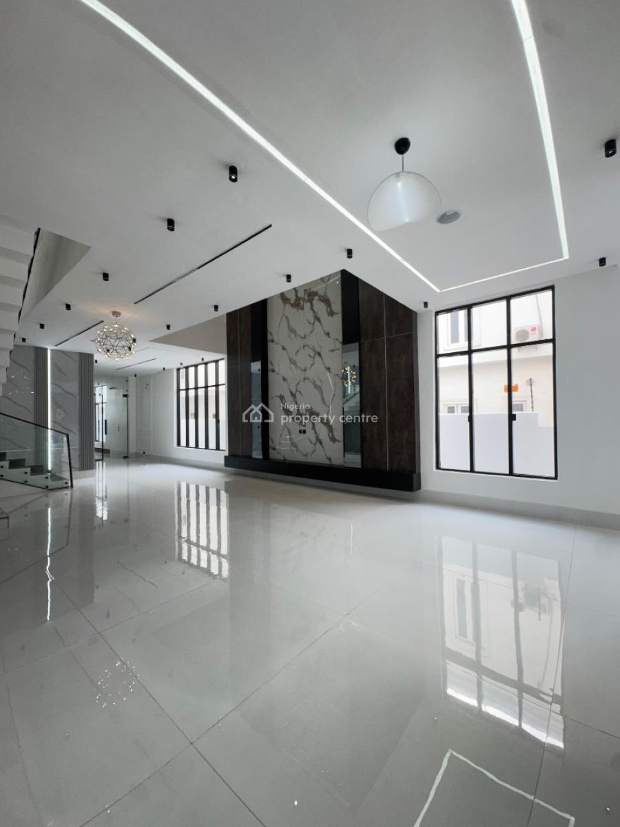Unique 5 Bedroom Detached Duplex with Bq and a Pool, Chevron, Lekki, Lagos, Detached Duplex for Sale