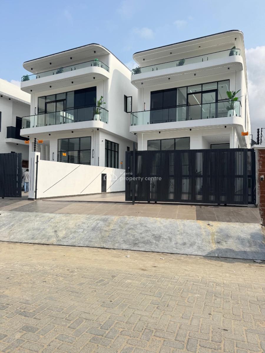 Unique 5 Bedroom Detached Duplex with Bq and a Pool, Chevron, Lekki, Lagos, Detached Duplex for Sale