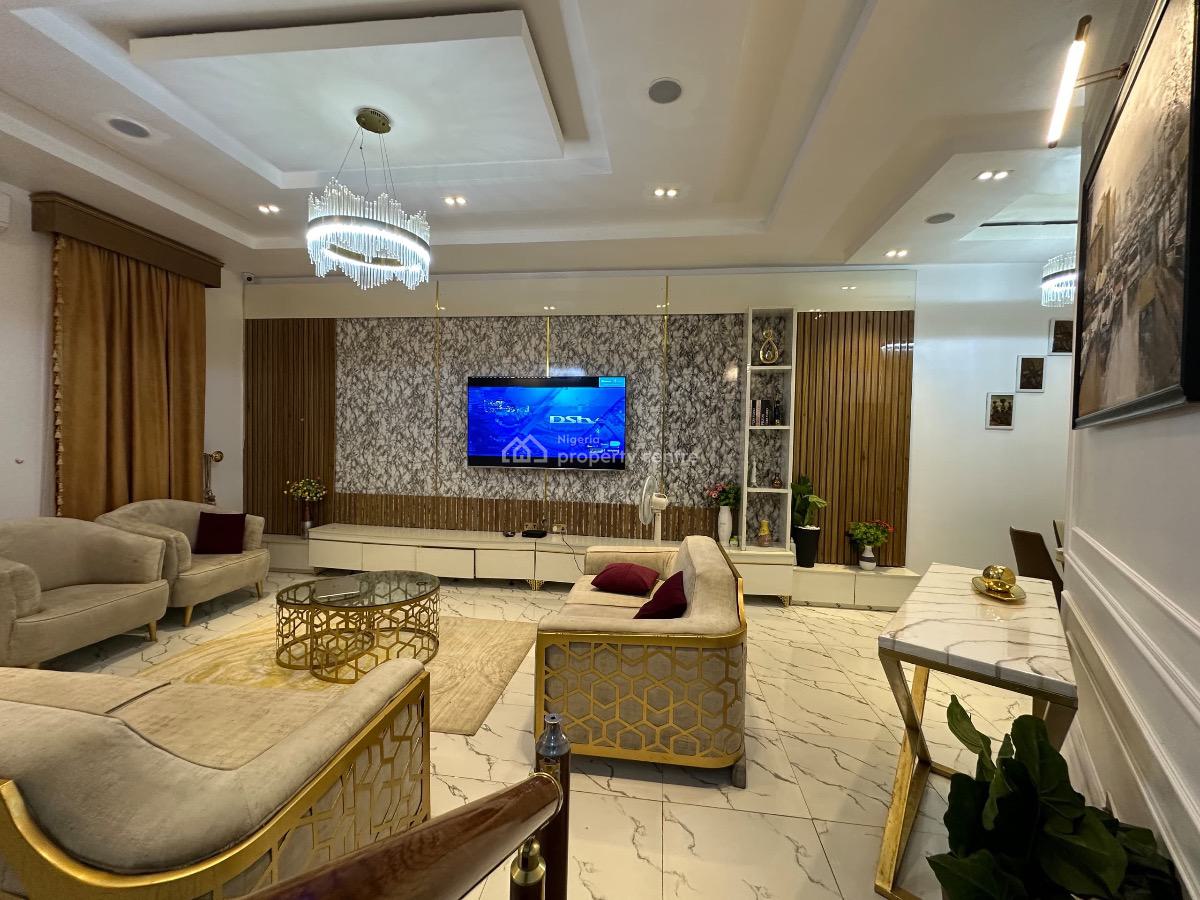 Lavishly Furnished Fully Detached 5 Bedrooms Detached House, Agungi Inside Estate, Lekki, Lagos, Detached Duplex Short Let