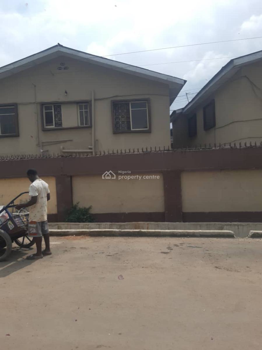 Property Comprising Blk of 4 Flats of 3 Bedroom + Bq Duplex on Corner, Shotayo Hughes, Surulere, Lagos, Block of Flats for Sale