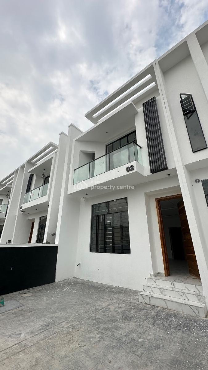 a Sharp Luxurious / Terrace Styled Semi Detached 4 Bedroom Home, Calm Estate in Idado, Lekki Expressway, Lekki, Lagos, Semi-detached Duplex for Sale