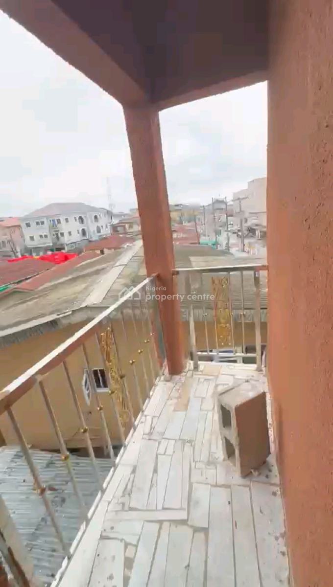 a Newly and Standard Roomself Con, Upstairs with Pop, Screeded Walls, Off Market Street, Shomolu, Lagos, Self Contain (single Rooms) for Rent