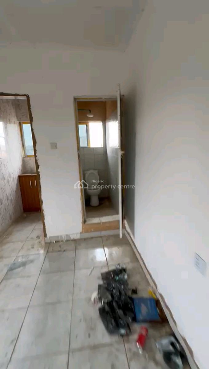 a Newly and Standard Roomself Con, Upstairs with Pop, Screeded Walls, Off Market Street, Shomolu, Lagos, Self Contain (single Rooms) for Rent