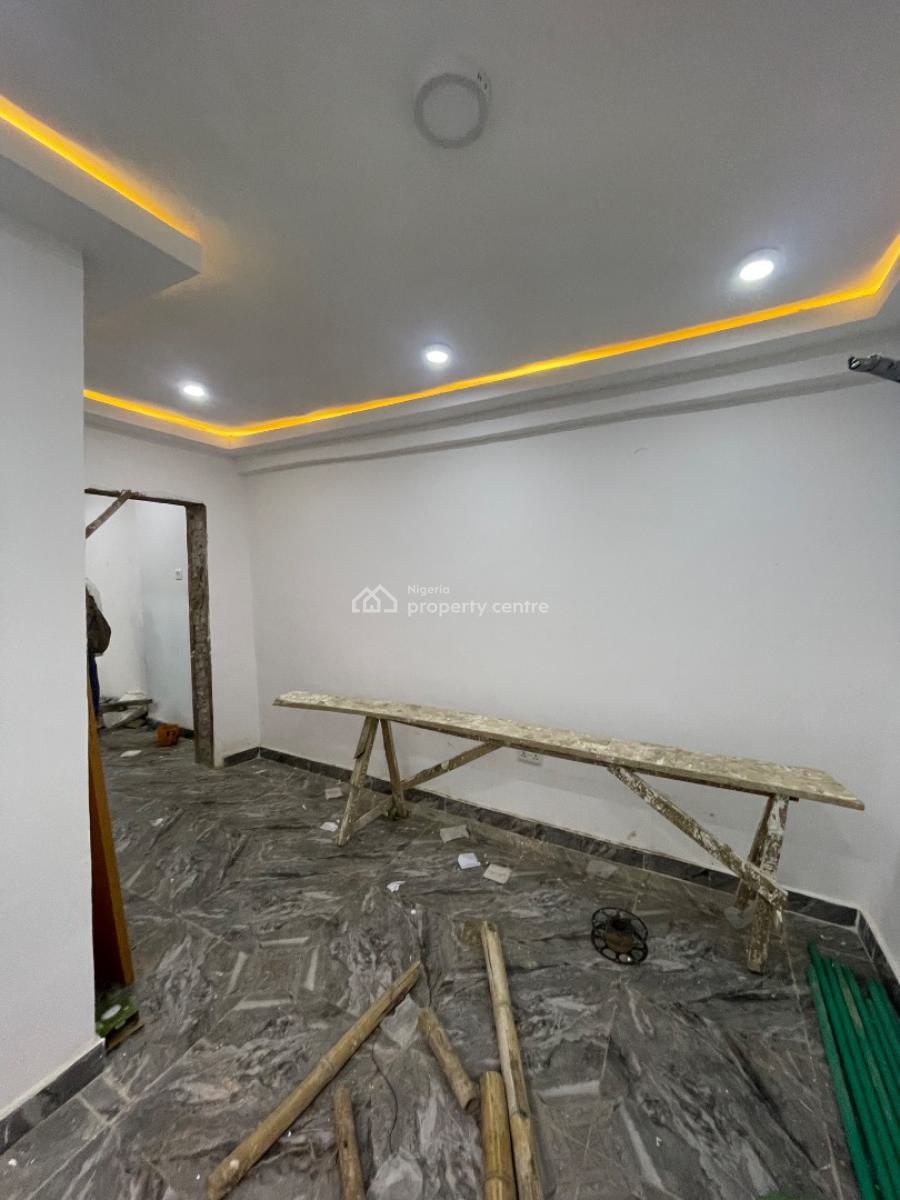 Newly Built Mini Flat, Up & Gound Flat. 2 Toilets, 1 Bath. All Tiled with Pop, Screed, Close to R Jolad Hospital, Gbagada, Lagos, Mini Flat (room and Parlour) for Rent