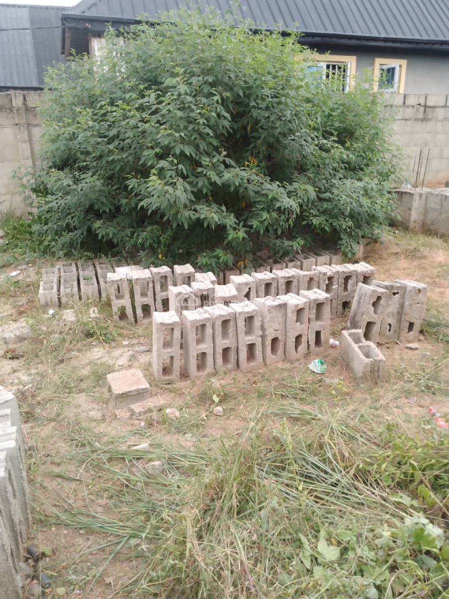 Full Plot of Land Fenced and Gated with Solid Foundation on a Serene, Oreta, Igbogbo, Ikorodu, Lagos, Mixed-use Land for Sale