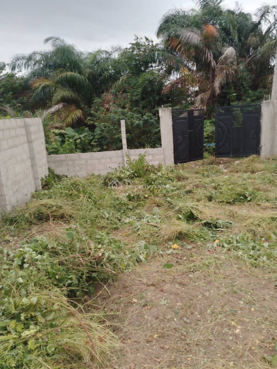 Full Plot of Land Fenced and Gated with Solid Foundation on a Serene, Oreta, Igbogbo, Ikorodu, Lagos, Mixed-use Land for Sale