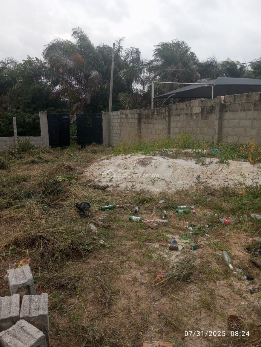Full Plot of Land Fenced and Gated with Solid Foundation on a Serene, Oreta, Igbogbo, Ikorodu, Lagos, Mixed-use Land for Sale