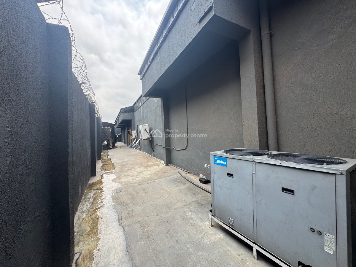 Land on The Major Road, Directly on Ijaye Road Off Wemco, Ogba, Ikeja, Lagos, Commercial Land for Sale