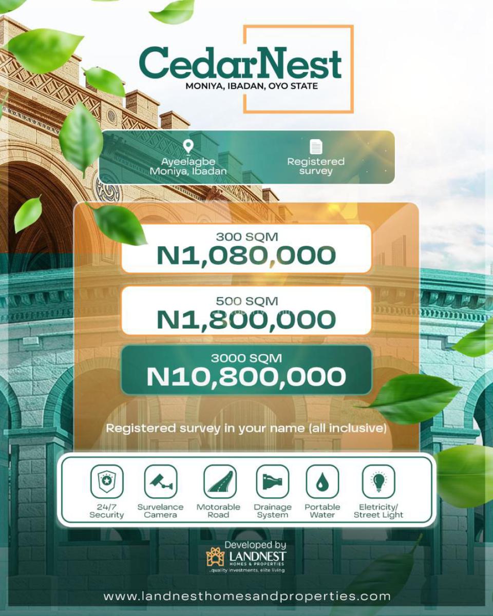 Affordable Land for Investment, Moniya, Ibadan, Oyo, Residential Land for Sale