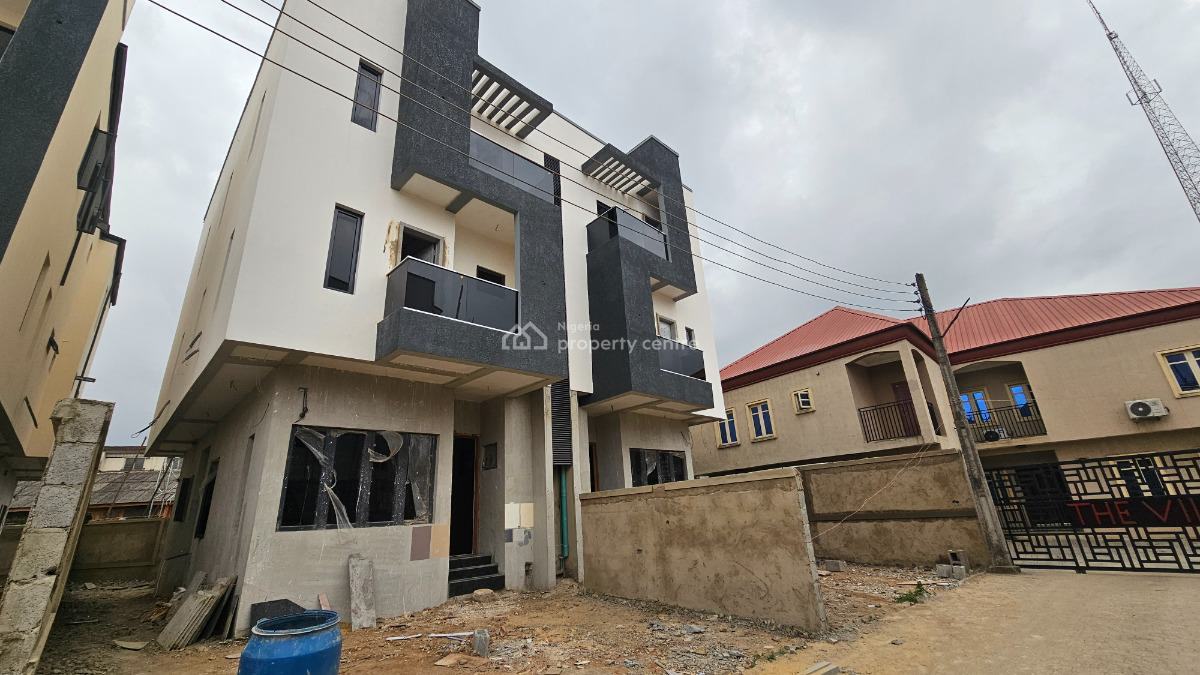 Charming and Lovely 4 Bedroom Semi-detached Duplex with a Room Bq, Alausa, Ikeja, Lagos, Semi-detached Duplex for Sale