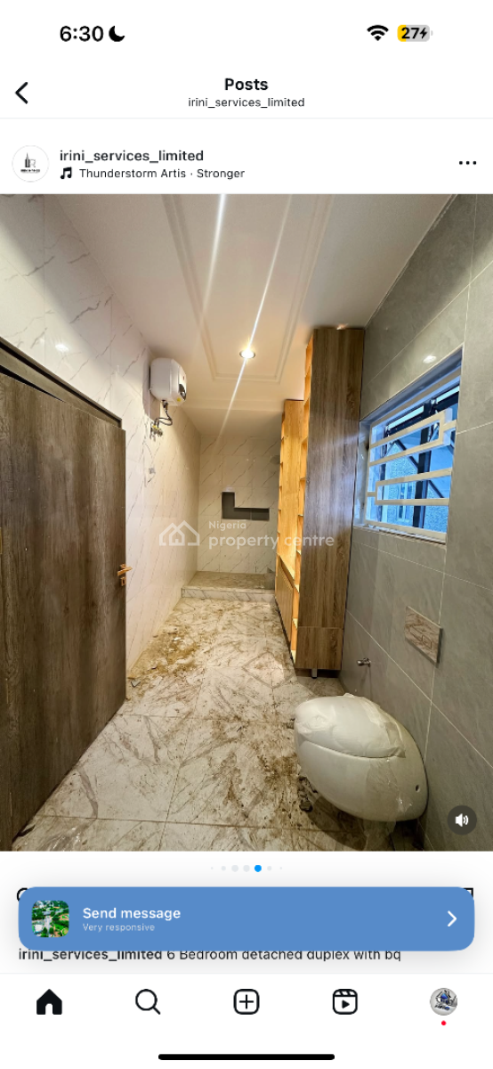 Newly Built 6 Bedroom Detached Duplex + Pool, Katampe Extension, Katampe Extension, Katampe, Abuja, Detached Duplex for Sale