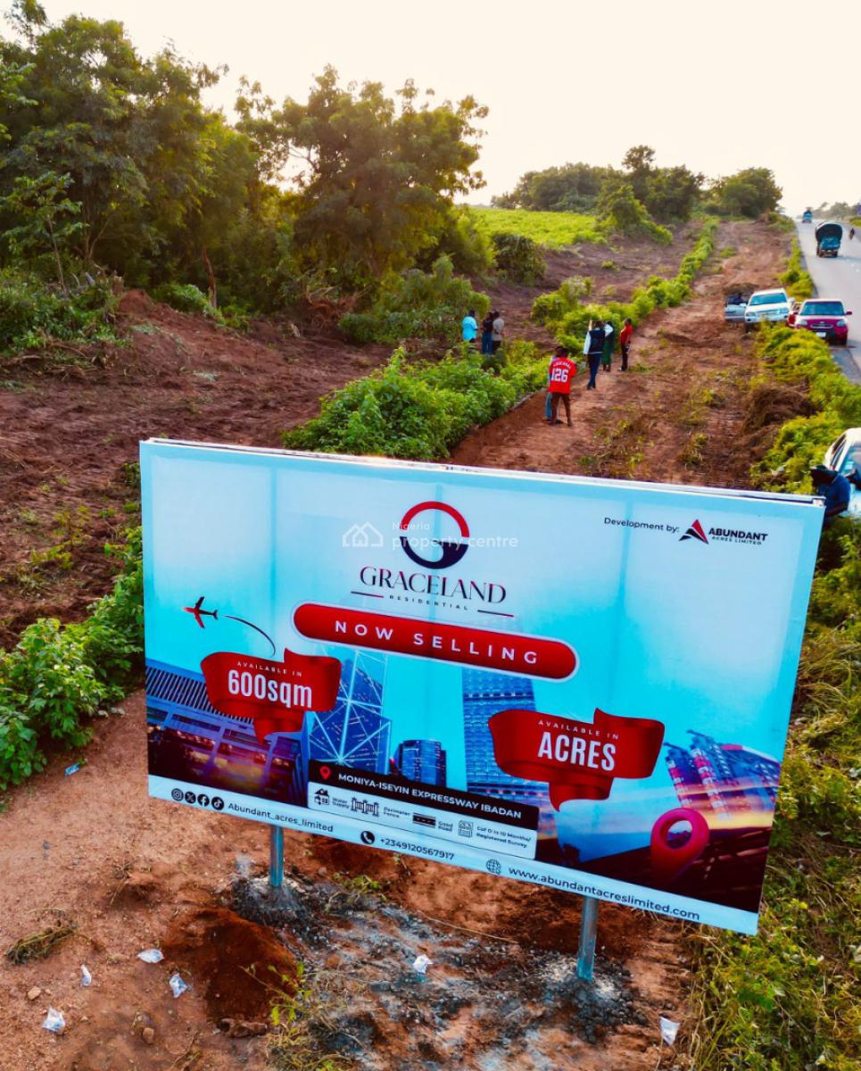 Affordableand Dry (c of O) Land,buy 6 Get 1 Plot Free.moniye-iseyin Ib, Moniya-iseyin Expressway Ibadan., Moniya, Ibadan, Oyo, Land for Sale