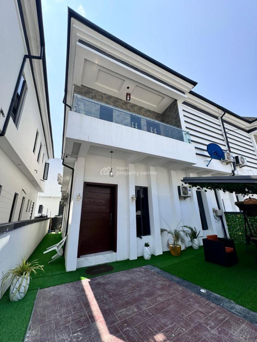 4 Bedroom Self Compound Duplex, 3a Oseni Close, Chevyview Estate Chevron, Lekki Expressway, Lekki, Lagos, Semi-detached Duplex Short Let
