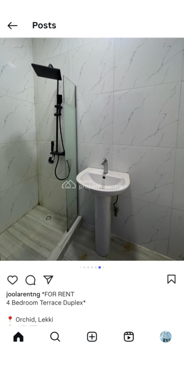 4 Bedroom Terrace Duplex, Orchid Road, Lekki, Lagos, Terraced Duplex for Rent