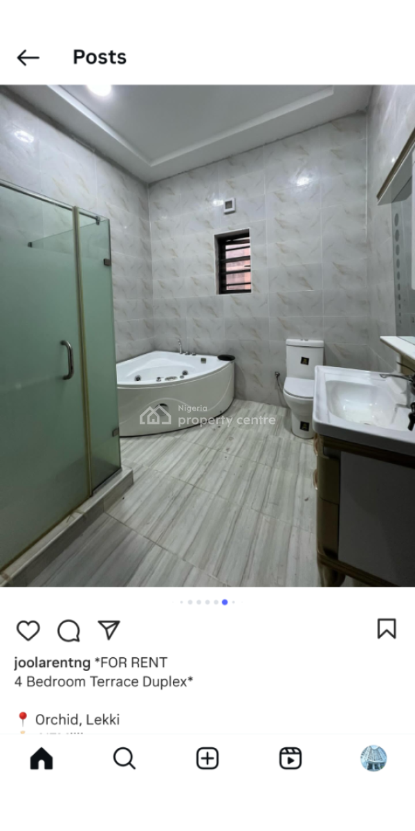 4 Bedroom Terrace Duplex, Orchid Road, Lekki, Lagos, Terraced Duplex for Rent