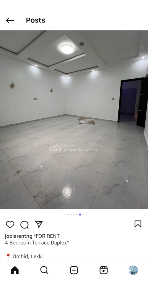 4 Bedroom Terrace Duplex, Orchid Road, Lekki, Lagos, Terraced Duplex for Rent
