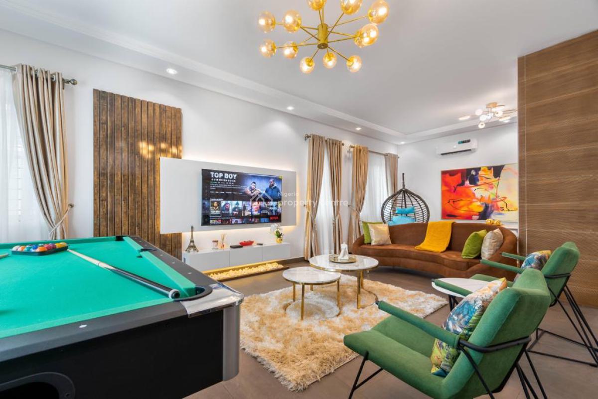 Cozy and Spacious 3 Bedroom Apartment with Snooker Board, 19c Bashorun Okusanya Street, Off Admiralty, Lekki Phase 1, Lekki, Lagos, Flat / Apartment Short Let