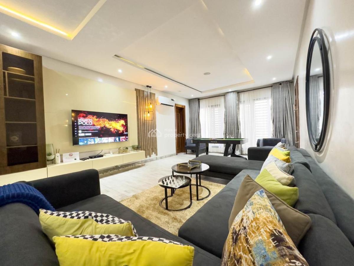 2 Units of 3 Bedroom Apartment with Swimming Pool and Snooker Board, Hunponu Wusu Street, Lekki Phase 1, Lekki, Lagos, Flat / Apartment Short Let