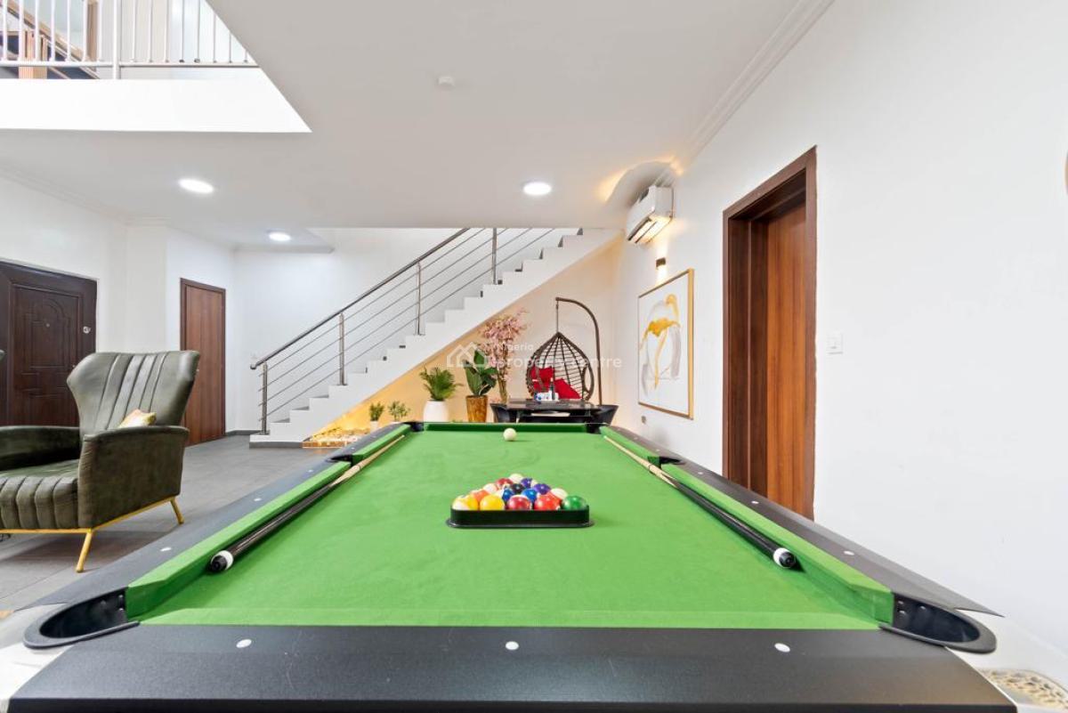 Spacious 3 Bedroom Terrace Duplex with Snooker Board, 10 Dr Adewale Oshin Street, Lekki Phase 1, Lekki Phase 1, Lekki, Lagos, House Short Let