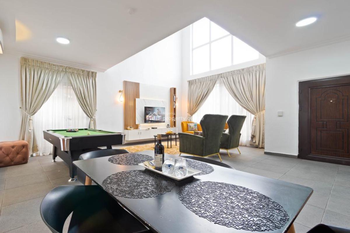 Spacious 3 Bedroom Terrace Duplex with Snooker Board, 10 Dr Adewale Oshin Street, Lekki Phase 1, Lekki Phase 1, Lekki, Lagos, House Short Let