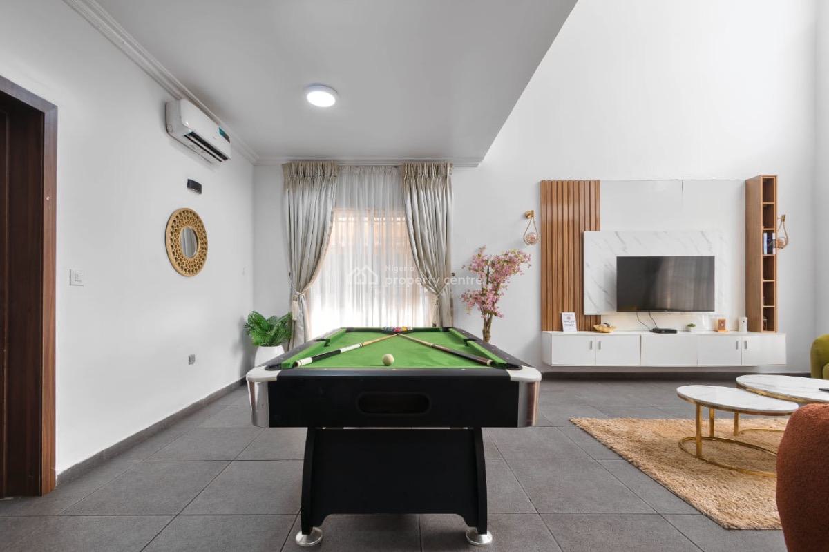 Spacious 3 Bedroom Terraced Duplex with Snooker Board, Dr. Adewale Oshin Street, Lekki Phase 1, Lekki, Lagos, Terraced Duplex Short Let
