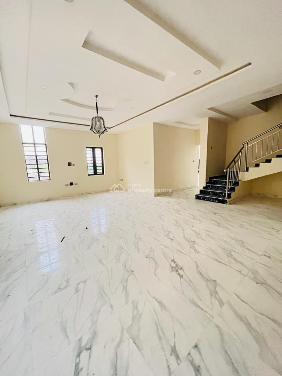 6 Bedroom Fully Detached Duplex with 2 Rooms Bq on 600sqm, Northern Foreshore Estate, Chevron, Lekki, Lagos, Detached Duplex for Sale