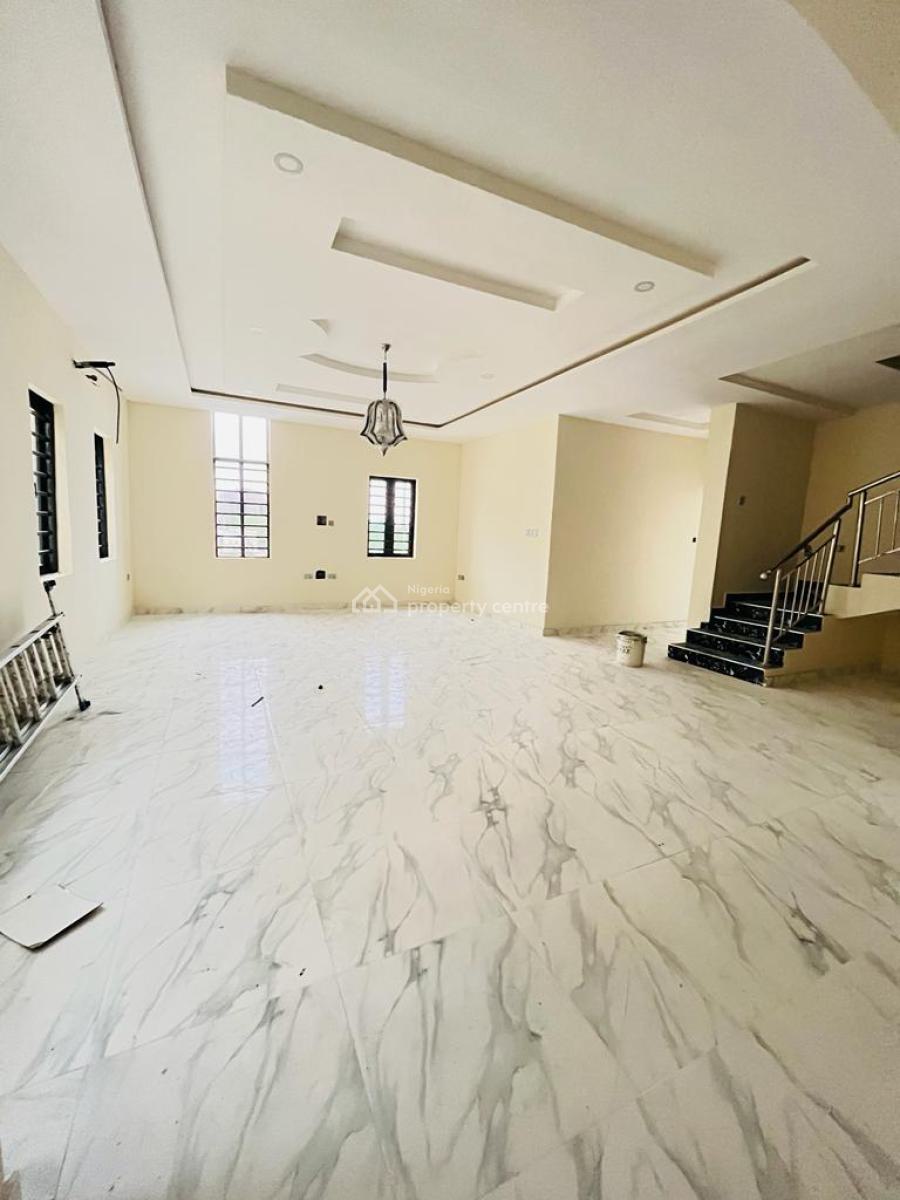 6 Bedroom Fully Detached Duplex with 2 Rooms Bq on 600sqm, Northern Foreshore Estate, Chevron, Lekki, Lagos, Detached Duplex for Sale