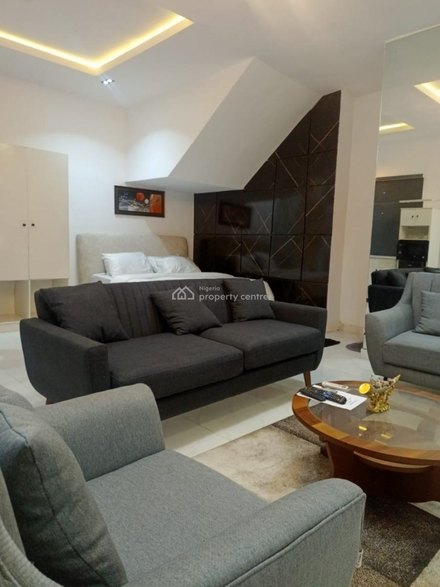 Fully Furnished Studio Apartment with Swimming Pool & Gym, Justice Court, Ologolo, Lekki, Lagos, Self Contain (single Rooms) for Rent