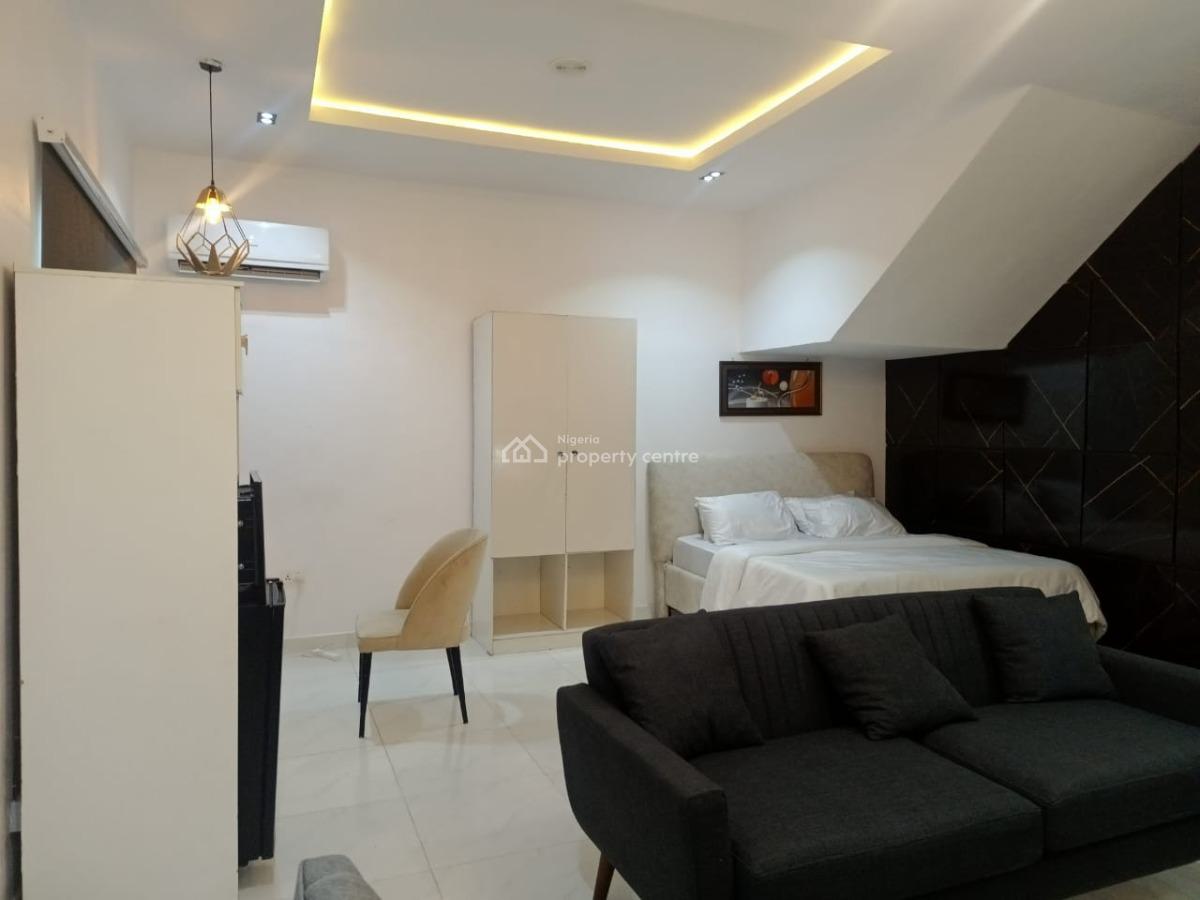 Fully Furnished Studio Apartment with Swimming Pool & Gym, Justice Court, Ologolo, Lekki, Lagos, Self Contain (single Rooms) for Rent